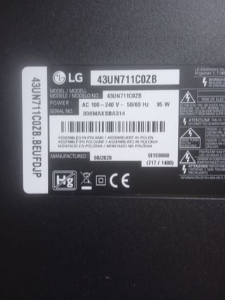 LG 43UN711COZB