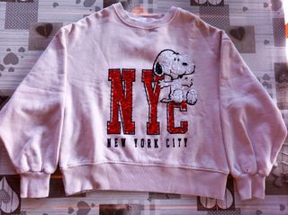 Sudadera Snoopy manga ancha
