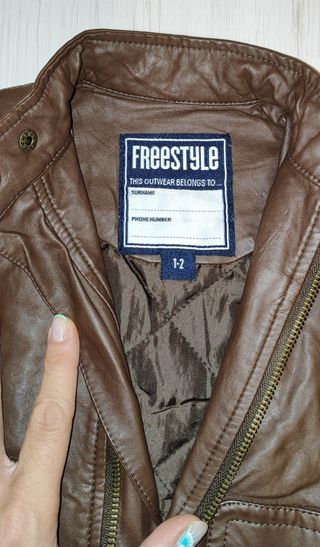 Chaqueta polipiel talla 1-2 años 