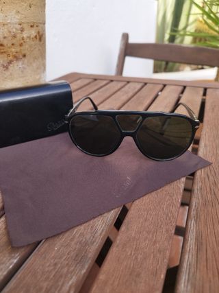 Persol Aviator 3 lenses - all black