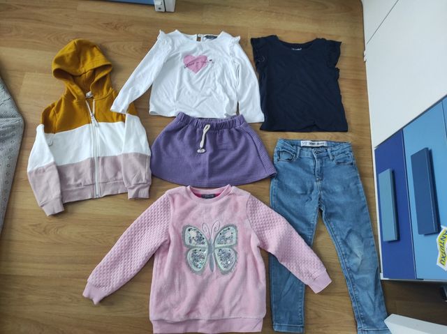 Lote ropa niña 5-6 años varias marcas