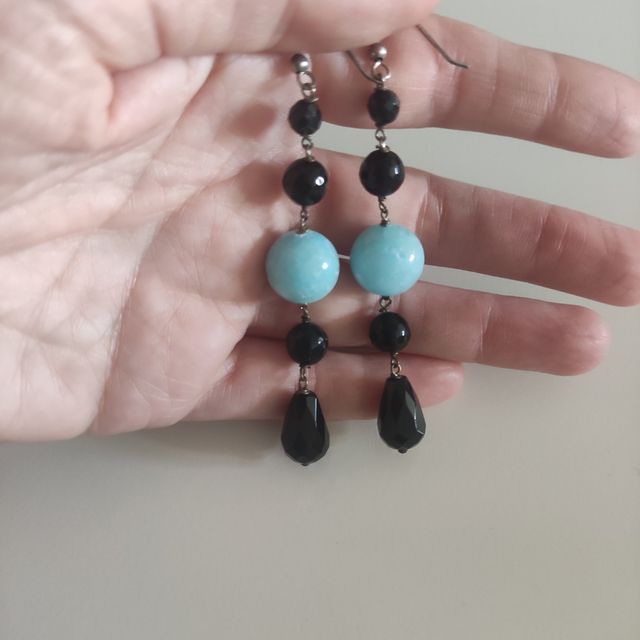 Orecchini in Argento e pietre naturali