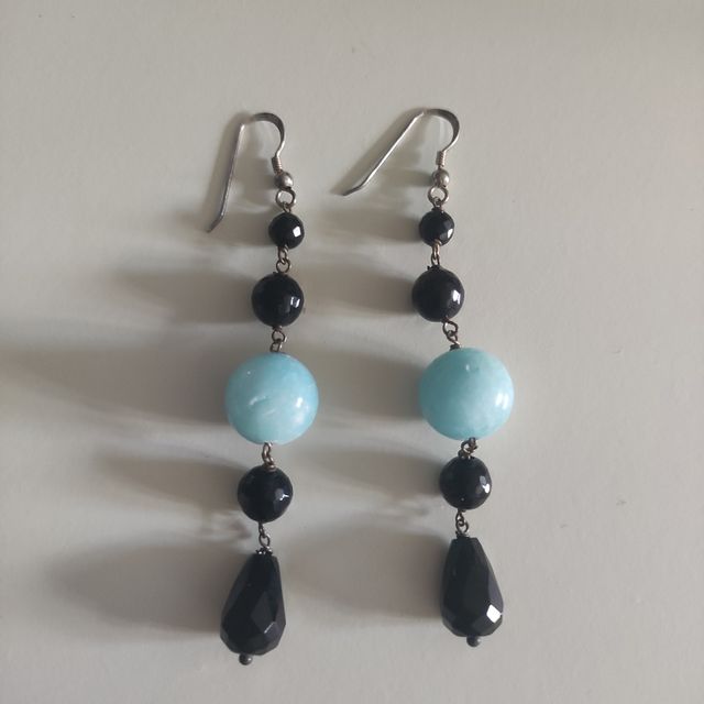 Orecchini in Argento e pietre naturali