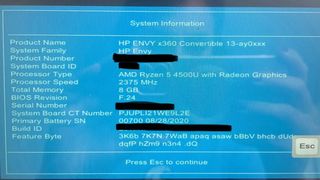 Ordenador portátil Hp Envy x360 Convertible 