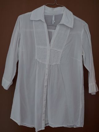 Camicia donna con maniche a 3/4