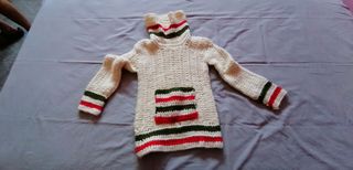 JERSEY DE LANA DE PUNTO HECHO A MANO