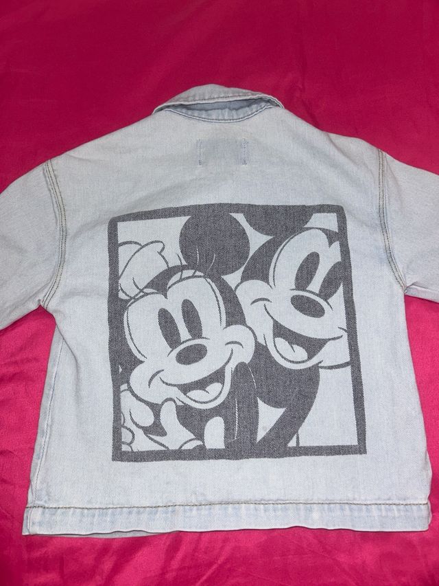 Chaqueta vaquera Zara kids Mickey y Minnie