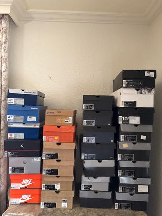Cajas originales de Nike, Jordan y Reebok