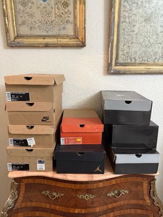 Cajas originales de Nike, Jordan y Reebok