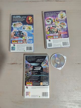 Pack juegos PS2 psp WII 8€ todo el pack