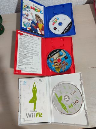 Pack juegos PS2 psp WII 8€ todo el pack