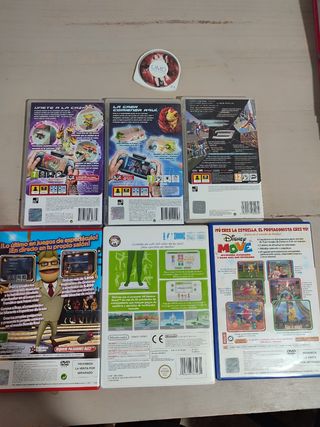 Pack juegos PS2 psp WII 8€ todo el pack