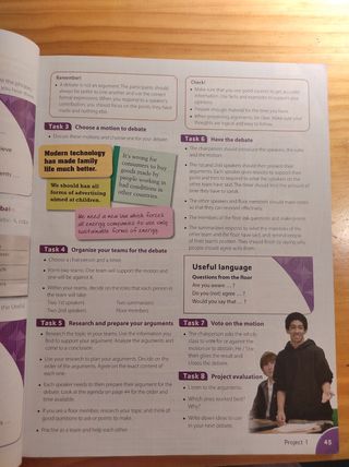 Libro de texto de Inglés