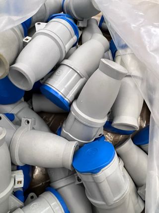 Lote 49 Fichas fêmea 3 polos Tomada 16A 2P+T 9316