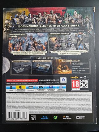 Videojuego Ps4- for Honor deluxe edition
