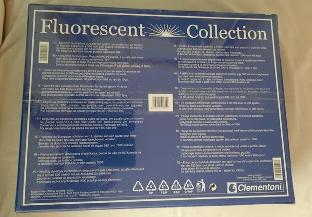 Puzzle 1000 piezas fluorescente 