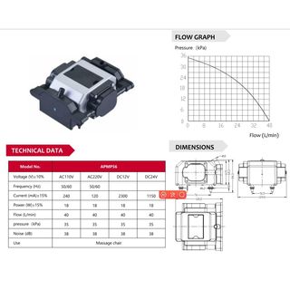 Bomba de aire 18W acuario deposito cultivo indoor