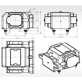 Bomba de aire 18W acuario deposito cultivo indoor