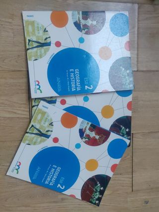 Pack 3 LIBROS Geografía e historia 2 ESO