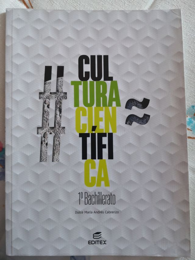 Libro cultura científica 1 bachillerato 