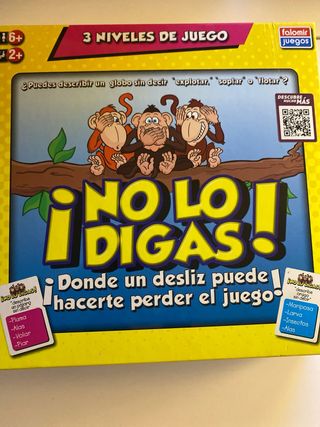 No lo digas. Tabu