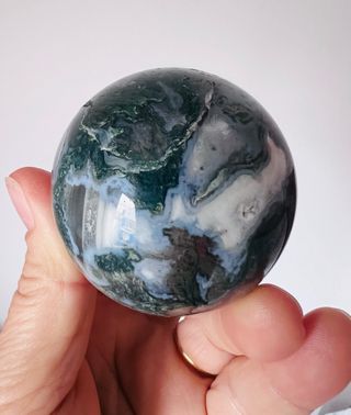 Esfera de Agata Musgo