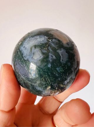 Esfera de Agata Musgo