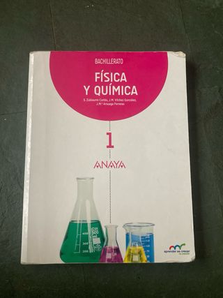 Libro 1° Bachillerato Física y Química Anaya