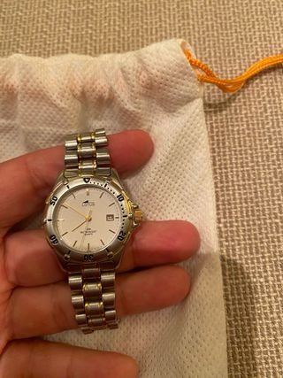 Reloj acero y oro Lotus