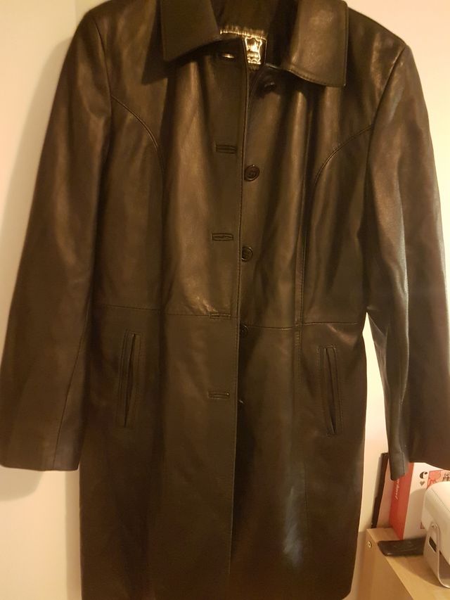 Abrigo piel talla XL marca garvapiel