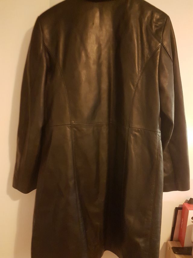 Abrigo piel talla XL marca garvapiel