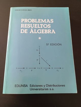 Libro Problemas resueltos de álgebra
