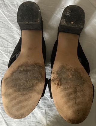 sandalias mustang negras