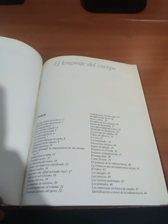 Libro el lenguaje del cuerpo