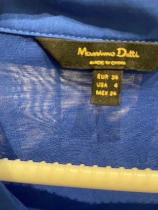 Blusa azul Massimo Dutti