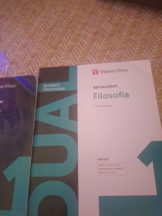 Libros 1 bachillerato dual Filosofía