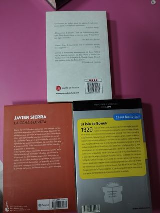 Pack Libros novelas lote
