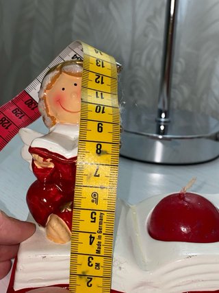 Lotto decorazioni natalizie Angelo Portacandela