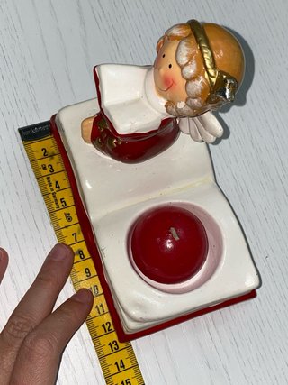 Lotto decorazioni natalizie Angelo Portacandela