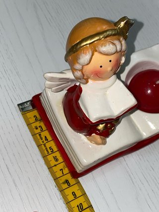 Lotto decorazioni natalizie Angelo Portacandela