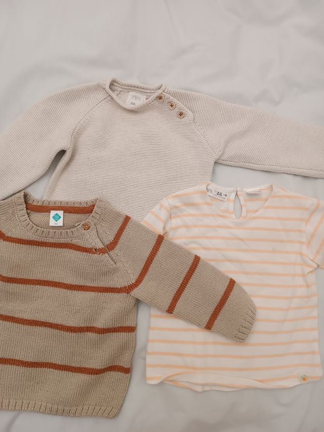Lote 3 jerseys bebé
