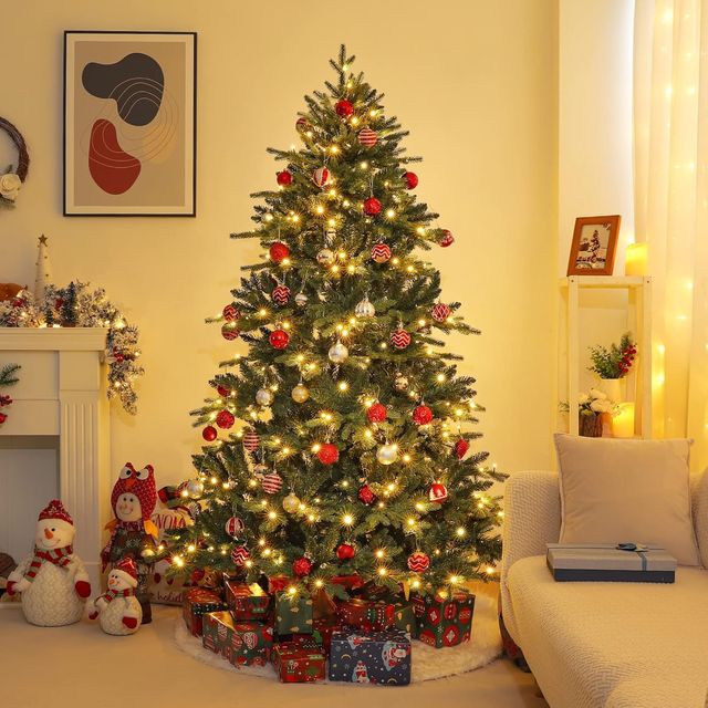 Árbol de navidad con led Yorbai 180cm de PE y PVC