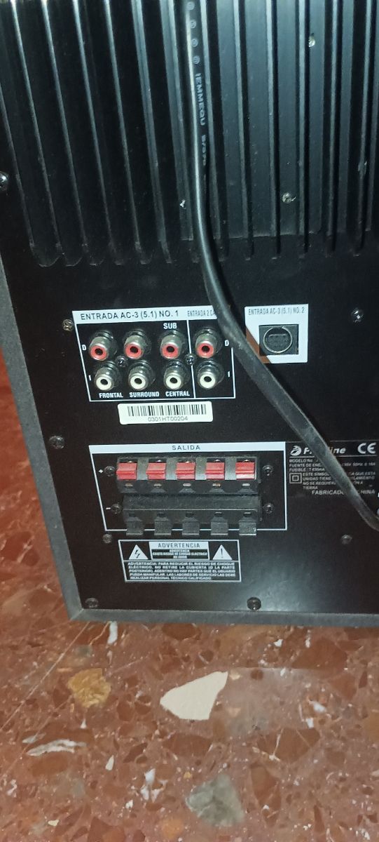 Amplificador de sonido cine en casa