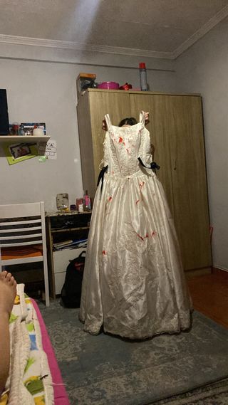 Vestido de novia real para halloween