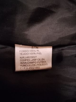 Agrigo de piel mujer Talla 42