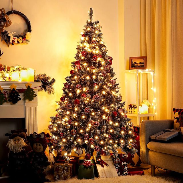 Árbol de navidad con led Yorbai 180cm de PE y PVC