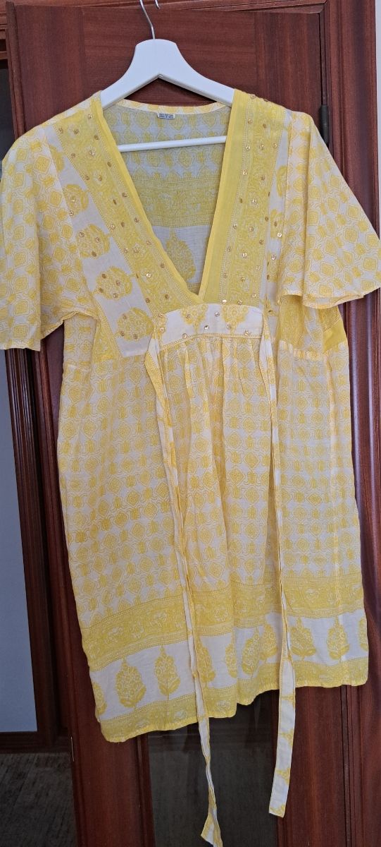 Túnica playa amarillo