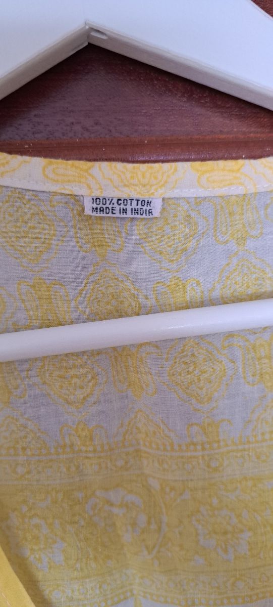 Túnica playa amarillo