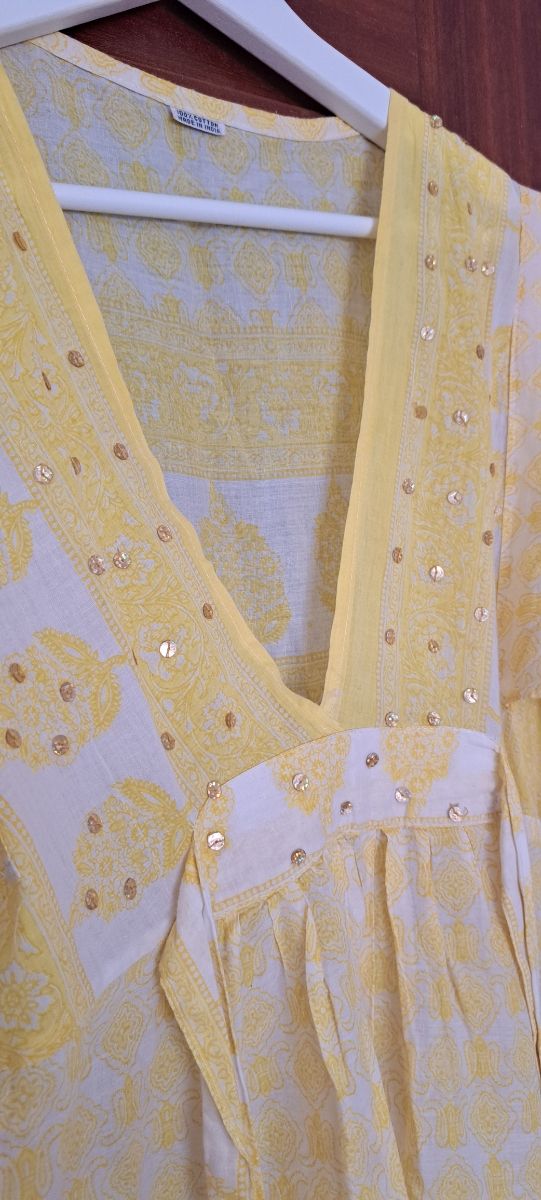 Túnica playa amarillo