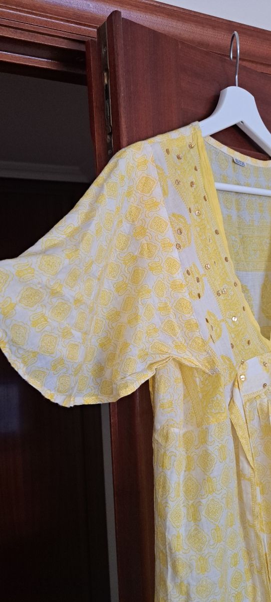 Túnica playa amarillo